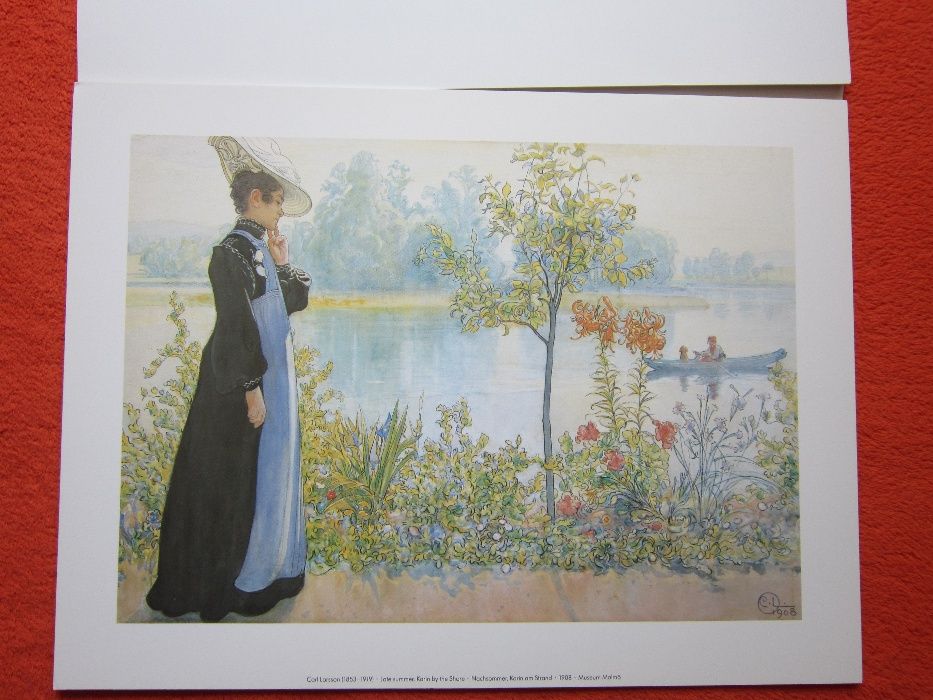 cadou rar arta 6 postere pt inramat Carl Larsson cu licenta,Germany