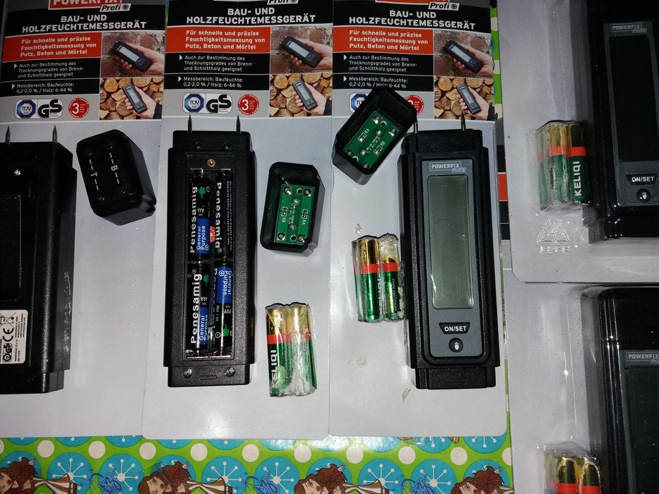Umidometru Powerfix ecran LCD dispozitiv de măsurare a umidității lemn
