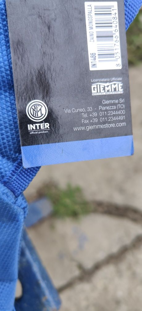 Vând mini ghiozdan Inter Milano