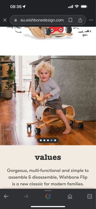 Количка-люлка Wishbone