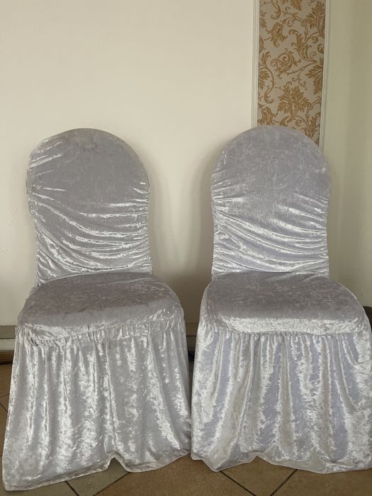 Чехол / чехлы для стульев б/у только белые