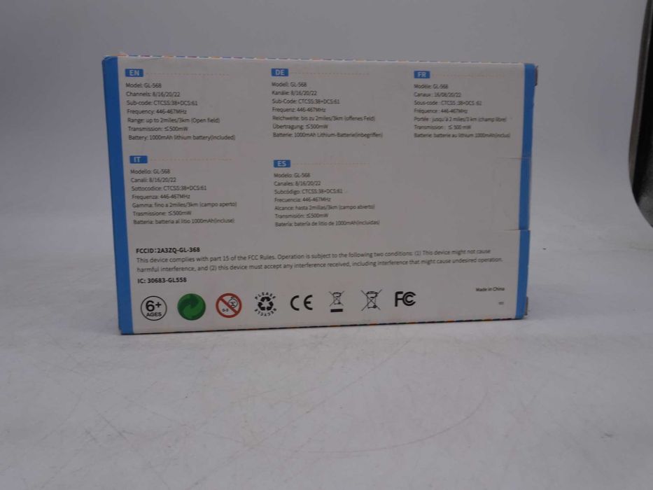 Set 2 statii Walkie Talkie pentru copii, Antena, Raza de Actiune 3 km