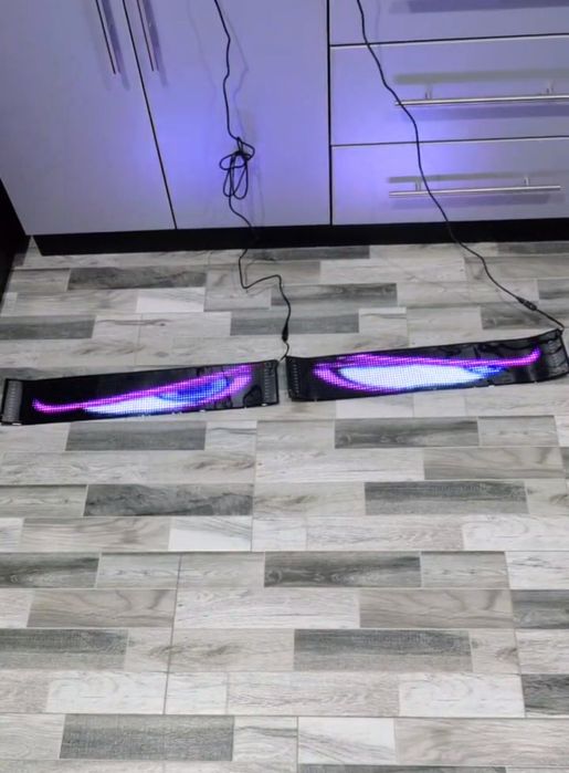 Set 2 bucăți bandă Led 12x60cm _10x35 cm