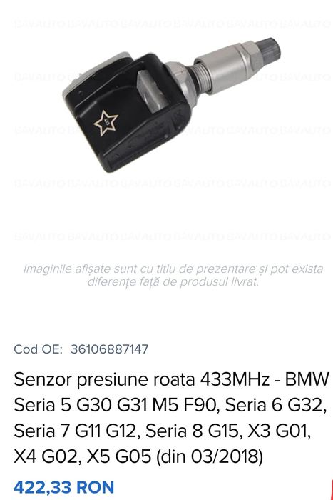 Jante originale BMW seria 5 G30 R18 model W-Spoke 632
