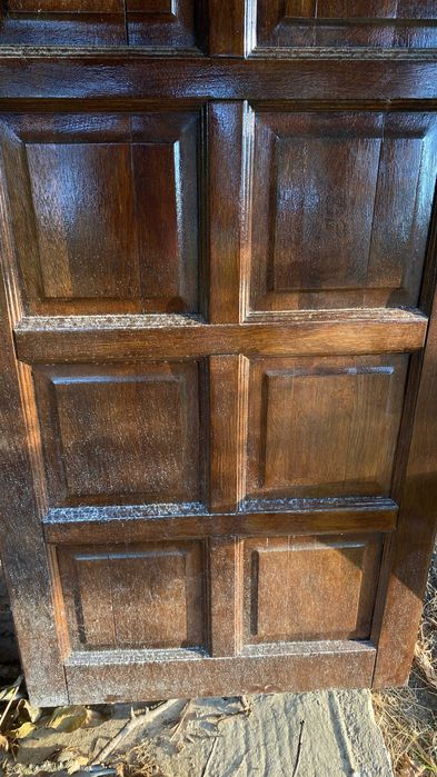 Ușă din stejar folosită