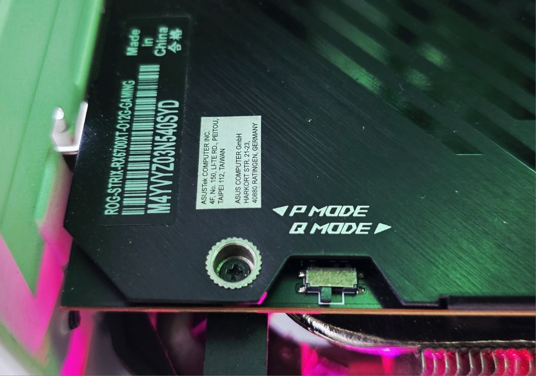 Placa video ASUS ROG RX 6700 XT 12GB GDDR6 OC Gaming