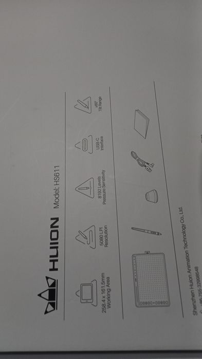 Huion HS611 negru gri