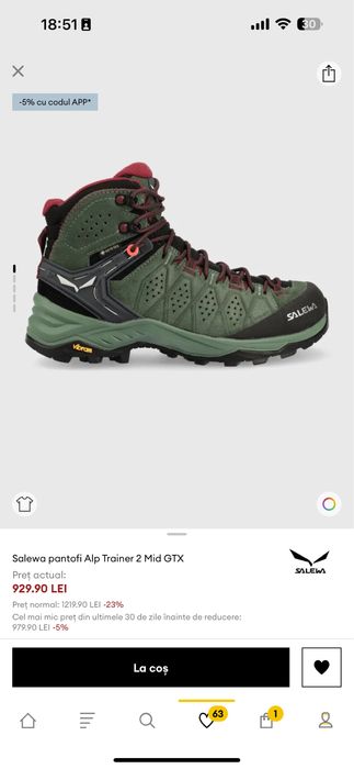 Bocanci Salewa Alp Trainer 2 Mid GTX