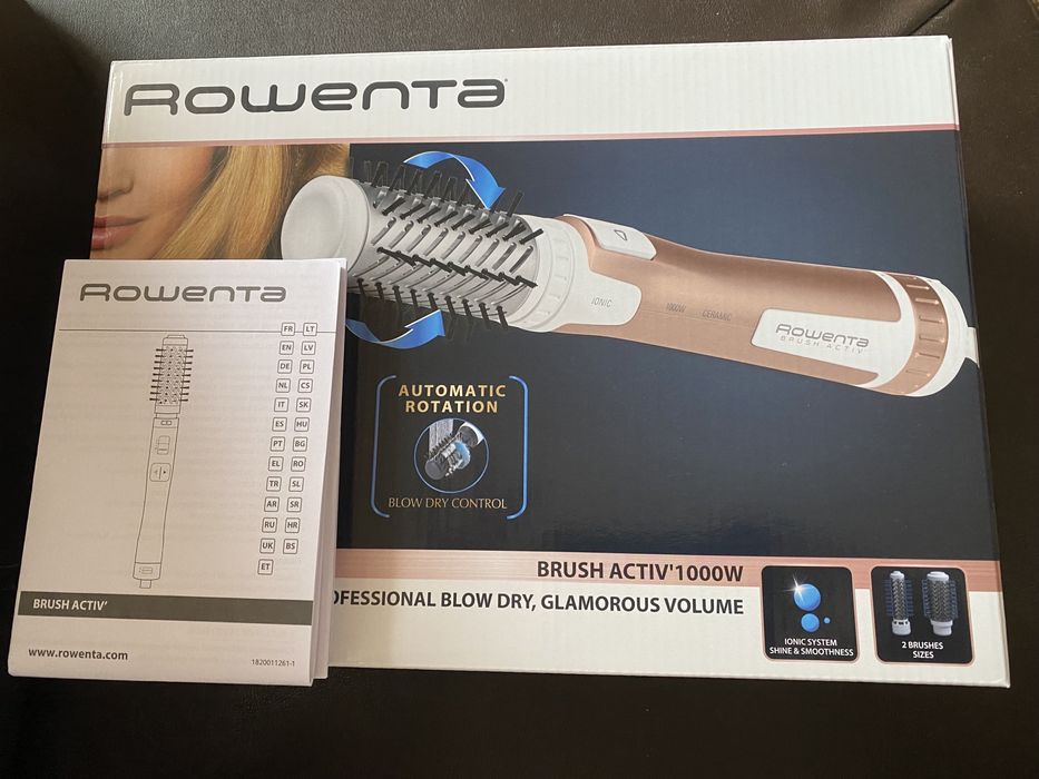 Въртяща се четка сешоар rowenta с гаранция