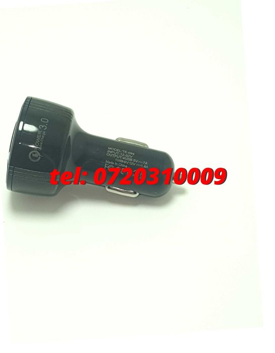 Superfastcharge Incarcator Auto Cu Patru Porturi Usb Partycharge