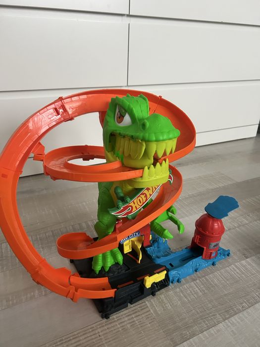 Pista Hot Wheels Hot Wheels City T-Rex Blaze Battle Playset