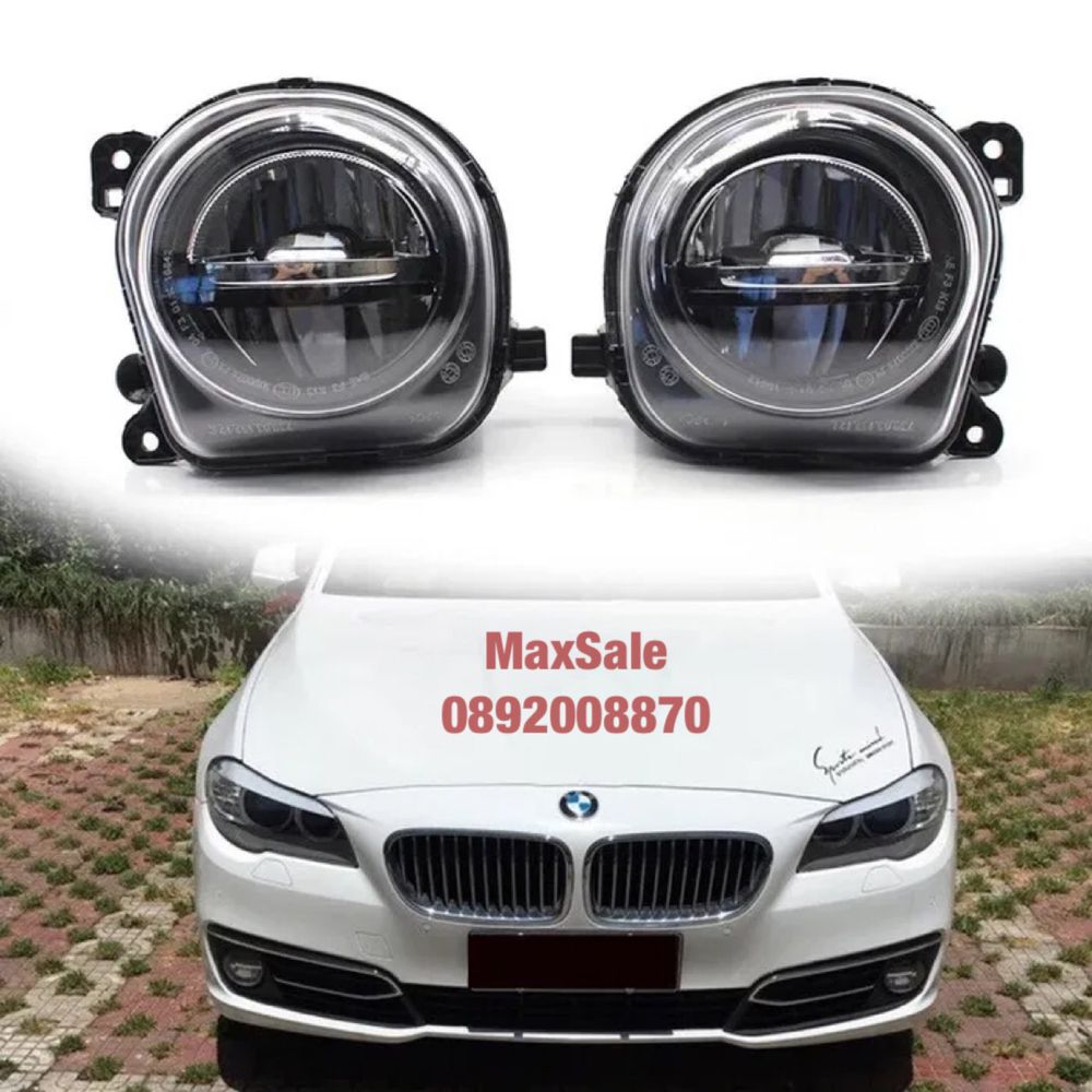 Халогени LED лед фар крушка BMW F10 F11 F07 F18 бмв ф10 ф11