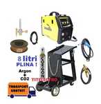 Aparat sudura MIG 190 + butelie plina + reductor + sarma + carucior