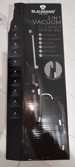 Vând aspirator vertical blaumann Nou