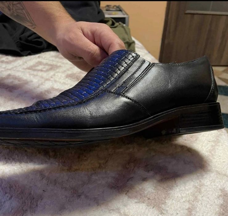 Pantofi piele nr 43 marca DENIS