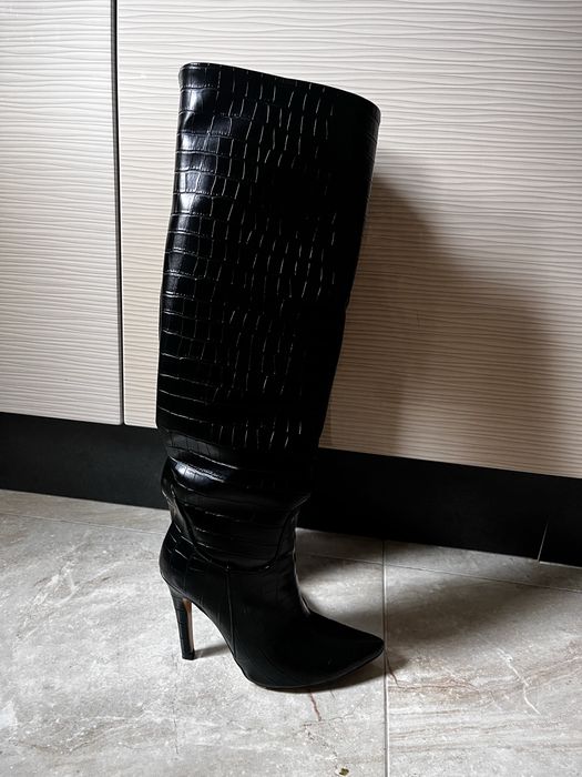 Ботуши на ток кожани