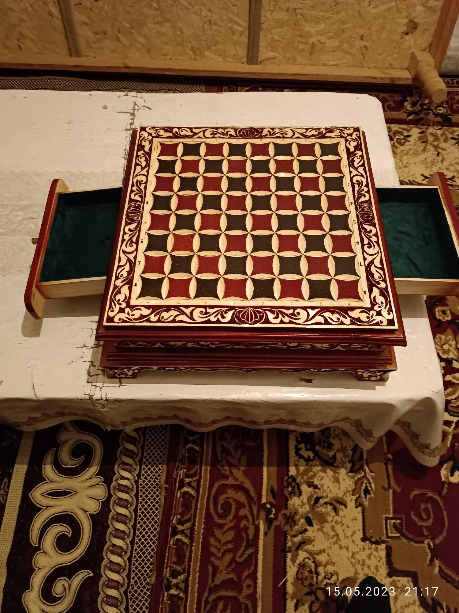 Шахмат тақтасы  Шахматная доска Chess board