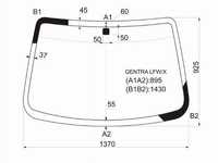 Стекло лобовое CHEVROLET AVEO 4/5D 06-11/DAEWOO GENTRA 4D 06-11 Chevro