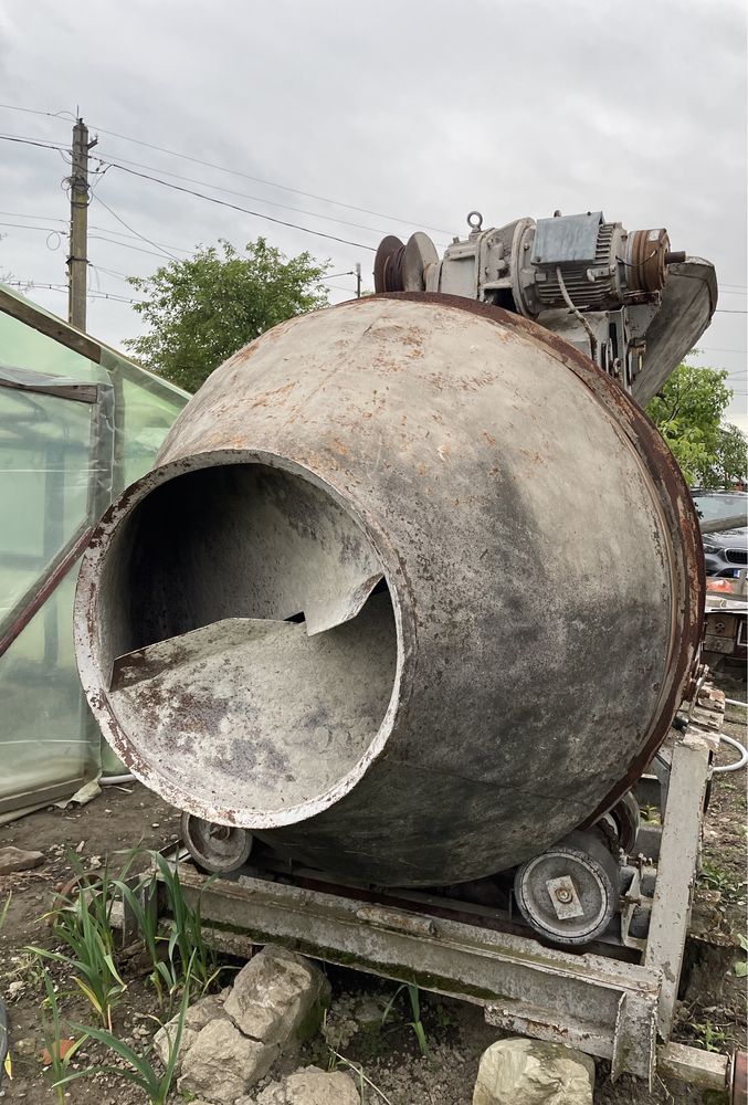 Vand betoniera mare industrială trifazic