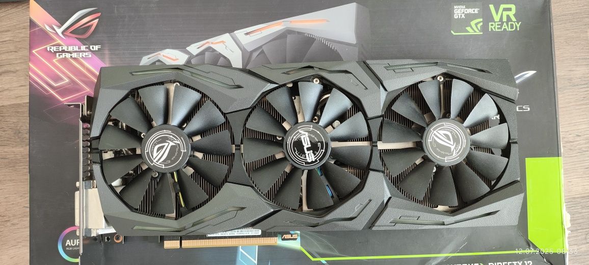 Видеокарты ASUS ROG Strix GeForce GTX 1070