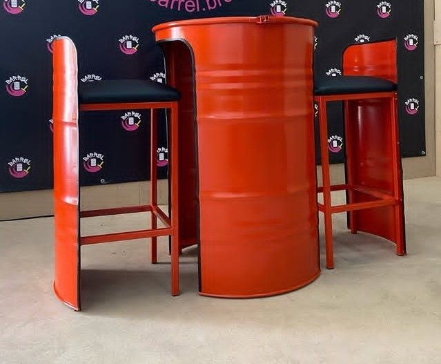 Мебель из бочки. Уникальные и креативной мебель для кафе фосфодов.