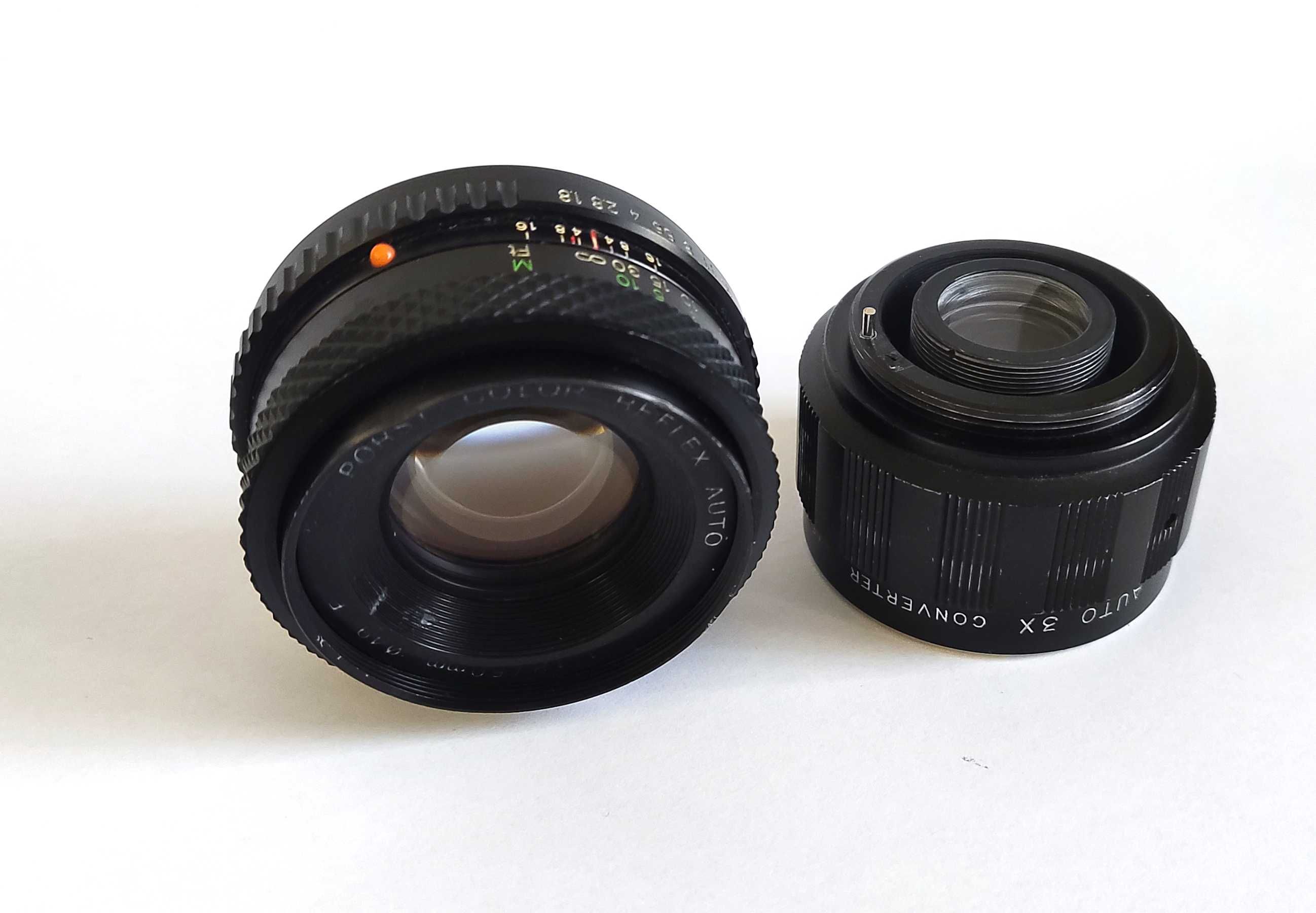 обективи М42 -  Asahi Super-Takumar 35mm f/3.5 и Porst 50мм/1.8 + 3x