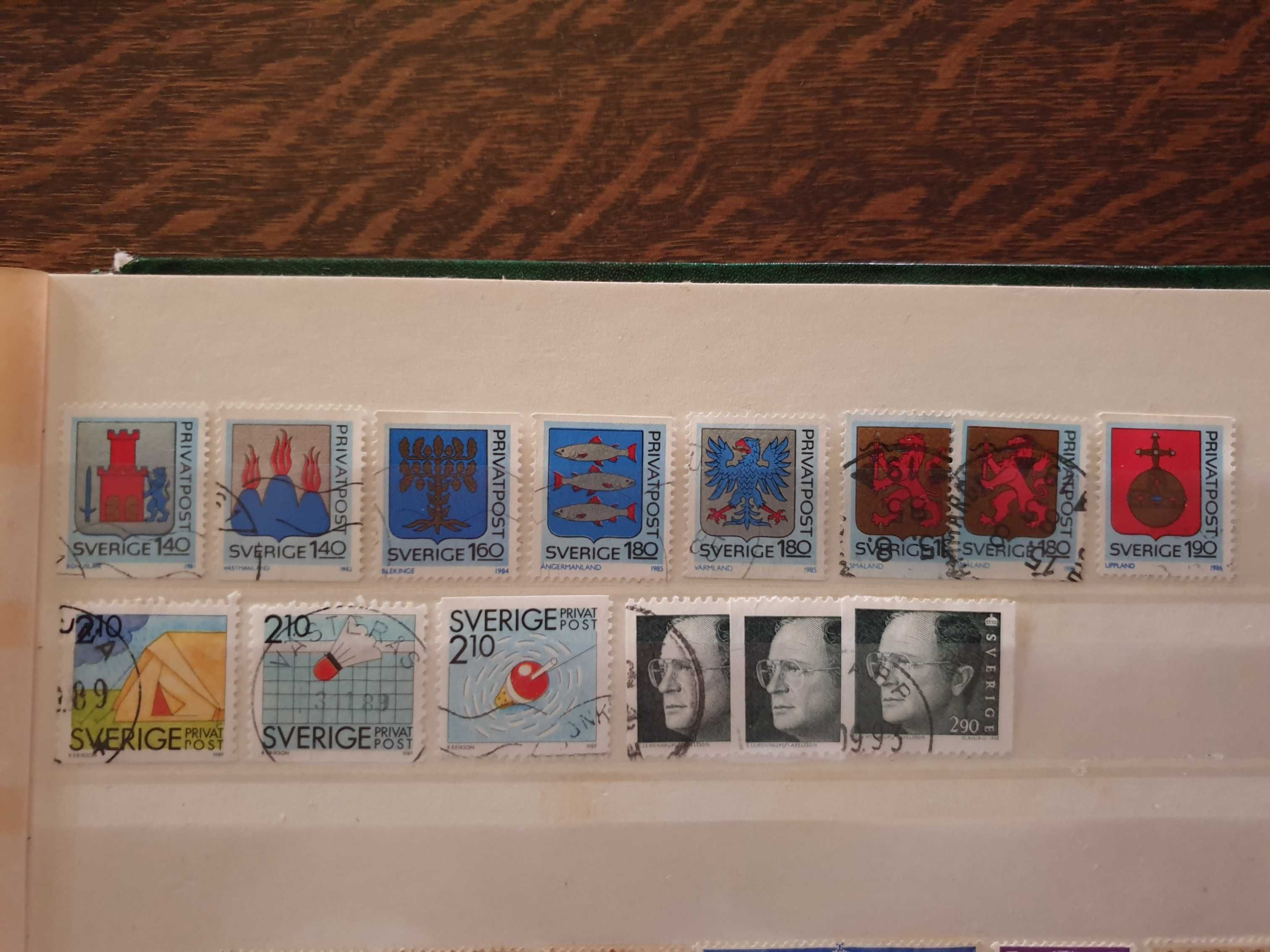 Lot Europa de Nord - 163 timbre stampilate deparaiate