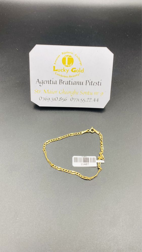 Bratara aur 18k 1.20gr 20cm lungime cod 11407