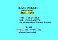 Plase insecte, tantari, Albe sau Maro-70 lei, Gri Antracit-80 lei