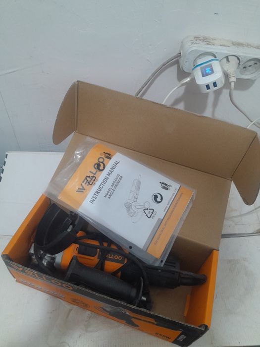 WELLOO ANGLEGRIND балгарка новой
Углошлифовальная машина Welloo AGD