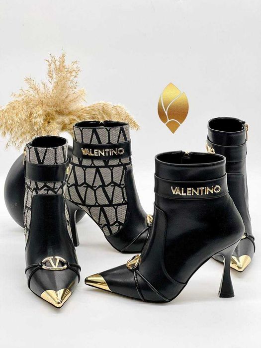 Botine dama cu toc vale miu