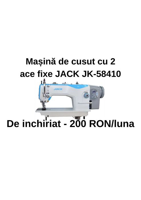 Masina de cusut JACK, de surfilat si UBERDECK - de inchiriat