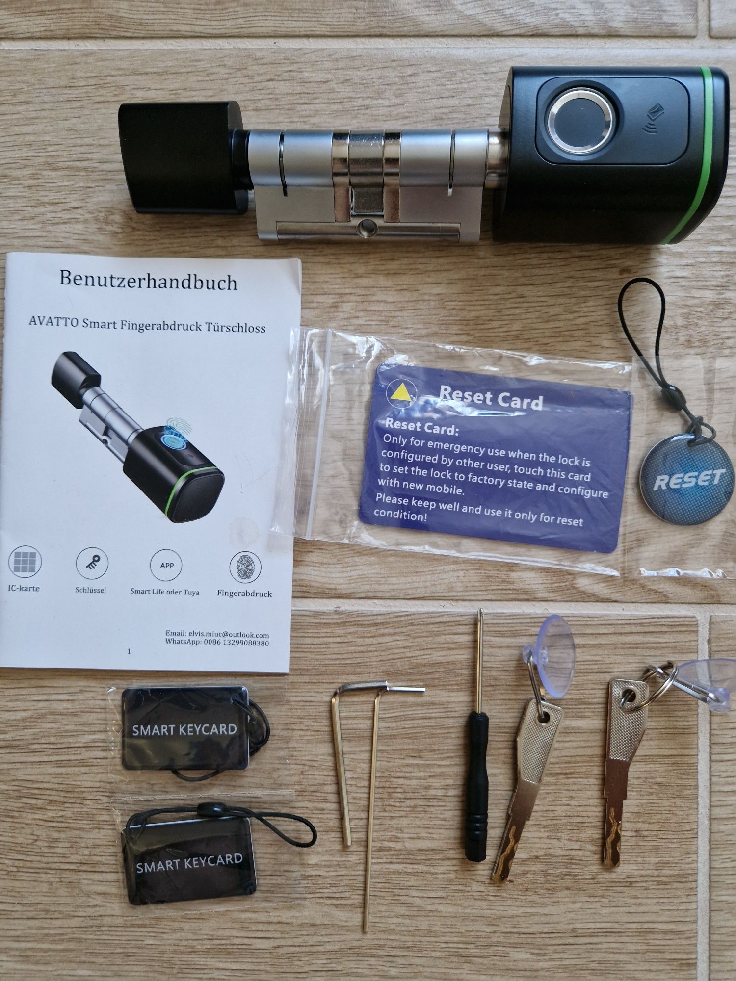 Yala smart cilindru incuietoare amprenta cheie