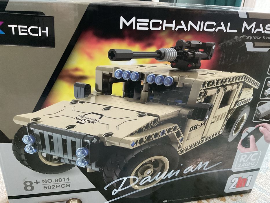 Set de constructie Mechanical Master mașinuța cu motor și telecomandă