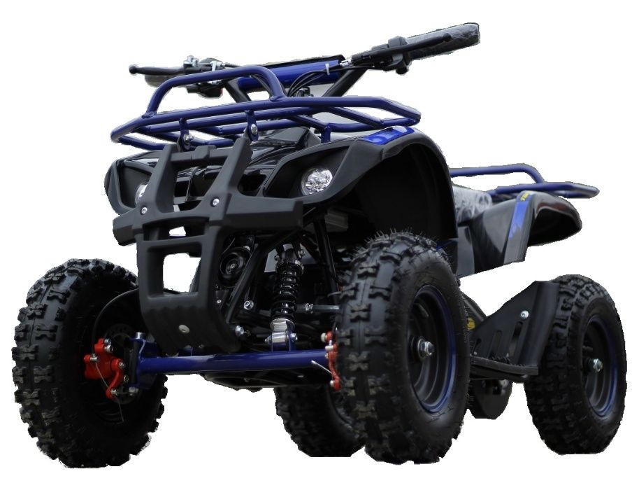 Mini ATV electric NITRO Torino Deluxe Quad 800W 36V #Albastru