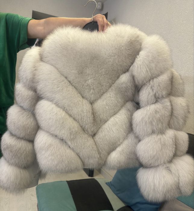 Haina cu blana naturala deosebita Mas S si M