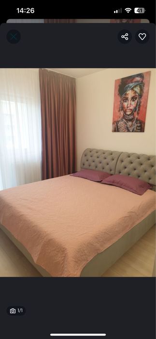 Cuvertura pat roz pudrat