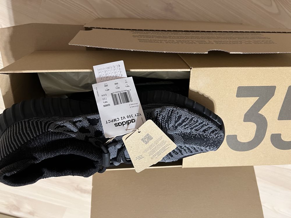 Adidas Yeezy 350 V2 CMPCT Slate Onyx - 45 1/3