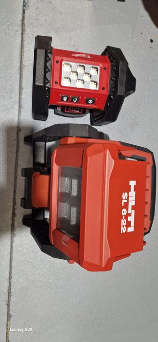 Hilti , Milwaukee reflector  pe acumulator