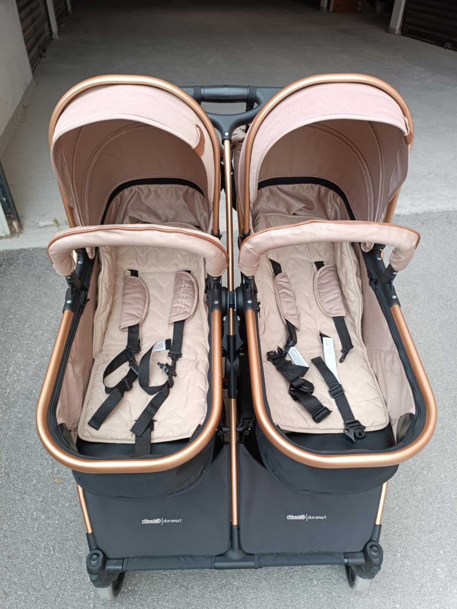Количка за близнаци Chipolino Duo Smart