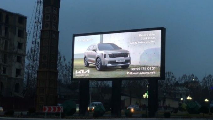 Jizzax // tashqi reklama // bilbord // led ekranlar // bilbordlar