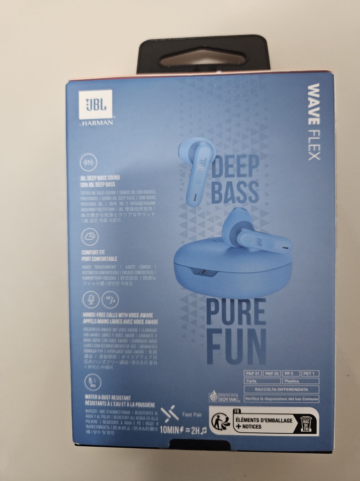 Casti audio in-ear JBL Wave Flex, True Wireless, Bluetooth, Deep Bass!