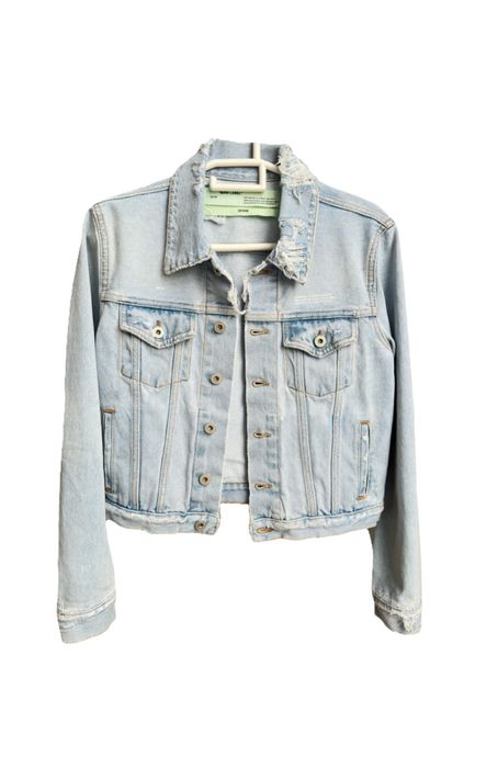 Джинсовая куртка Off-White. Вещи. Одежда.