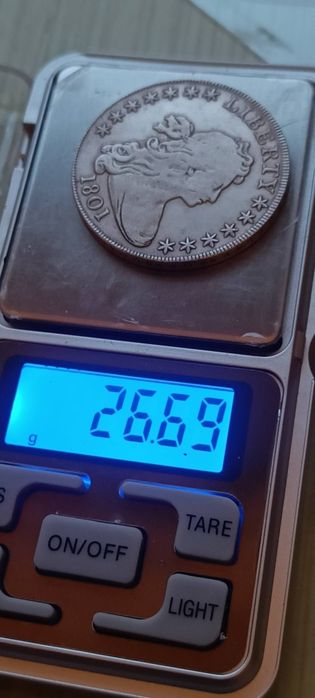 Moneda 1 dolar american 1801