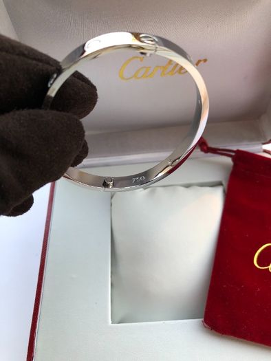 Brățară Cartier LOVE 19 White Gold 18K Diamond