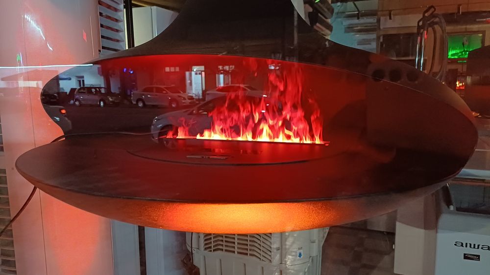 Декоративный камин с эффектом огня и дыма (3D паровой камин)