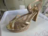 Sandale cu platforma elegante piele Bata