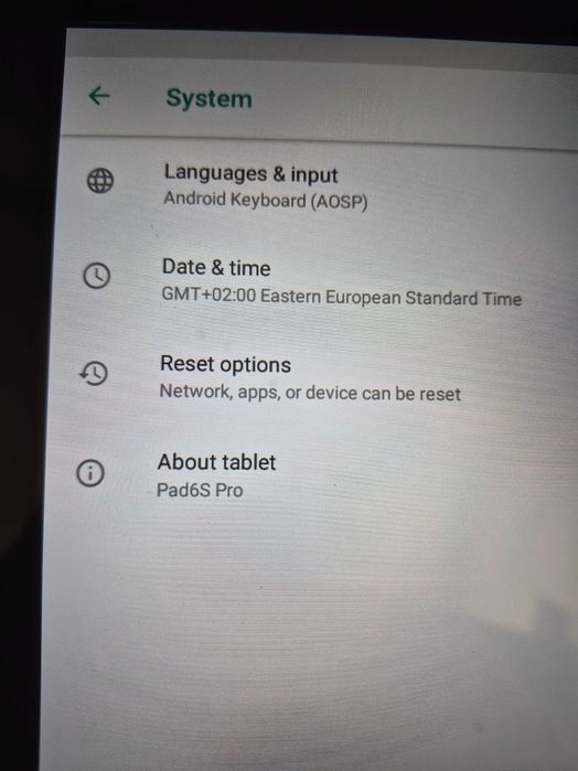 Vand tableta noua PAD6S Pro