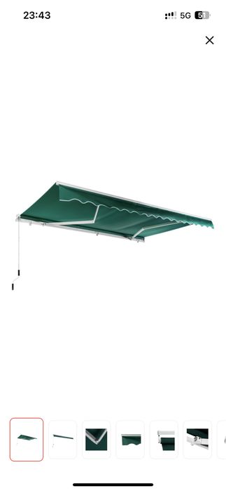 Маркиз выдвижной ручной цвет хакки в астане