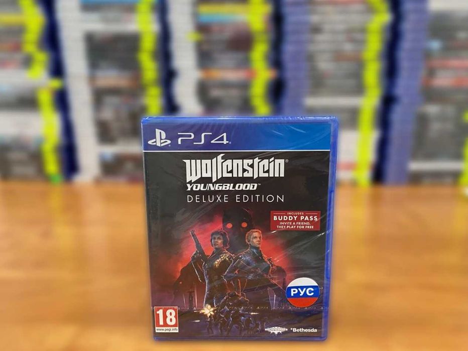 Новый Wolfenstein: Youngblood Delux Edition PS4/PS5 Большой Выбор Игр